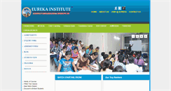 Desktop Screenshot of eurekainstitute.co.in