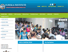 Tablet Screenshot of eurekainstitute.co.in